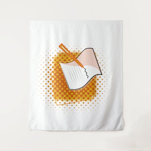 Schrijfbalk Wandkleed (Voorkant)
