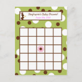 Schrijfbare Bingo Kaart Bos Vrienden Bunny (Voorkant)