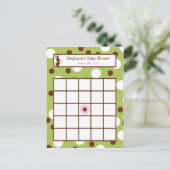 Schrijfbare Bingo Kaart Bos Vrienden Bunny (Staand voorkant)