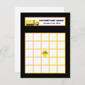 Schrijfbare Bingo Kaart Constructie (Voorkant / Achterkant)