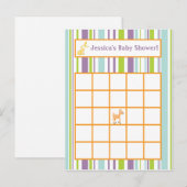 Schrijfbare Bingo Kaart Furry Woodland Animals (Voorkant / Achterkant)