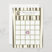 Schrijfbare Bingo Kaart Jacana Meisje Oerwoud Zoo  (Voorkant / Achterkant)