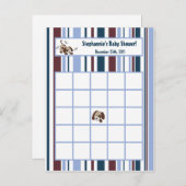 Schrijfbare Bingo Kaart Lil League Puppy Dog (Voorkant / Achterkant)
