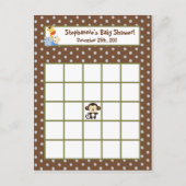 Schrijfbare Bingo Kaart Oerwoud spelen (Voorkant)