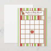 Schrijfbare Bingo Kaart Red Barn Farm Animals (Voorkant / Achterkant)