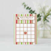 Schrijfbare Bingo Kaart Red Barn Farm Animals (Staand voorkant)