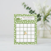 Schrijfbare Bingo Kaart Safari Oerwoud Animals Gre (Staand voorkant)