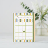 Schrijfbare Bingo Kaart Safari Vrienden (Staand voorkant)