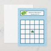 Schrijfbare Bingo Kaart Schildpad Reef Ocean Zee S (Voorkant / Achterkant)