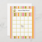 Schrijfbare Bingo Kaart Tropische Punch (Voorkant / Achterkant)