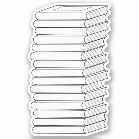 Schrijfbare boek Stack Lezen Log Tracker Labels (Voorkant)