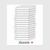 Schrijfbare boek Stack Lezen Log Tracker Labels (Vel)