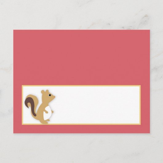 Schrijfbare Plaats Kaart Liefde en Natuur Meisje W (Voorkant)