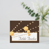 Schrijfbare Plaats Kaart Papieren Lantaarns op Bro (Staand voorkant)