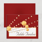 Schrijfbare Plaats Kaart Papieren Lantaarns op Roo (Voorkant / Achterkant)