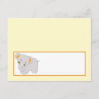 Schrijfbare Plaats Kaart Tropische Punch Olifant H