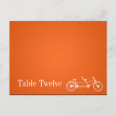 Schrijfbare plaatskaart grillige Sinaasappel dubbe Briefkaart (Voorkant)