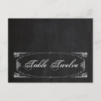 Schrijfbare plaatskaart Matig Chalkboard