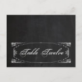 Schrijfbare plaatskaart Matig Chalkboard  Briefkaart (Voorkant)