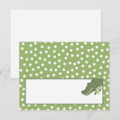 Schrijfbare plaatskaart Safari Oerwoud Alligator Briefkaart (Voorkant / Achterkant)