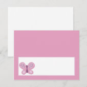 Schrijfbare plaatskaart Suiker plum Butterfly Briefkaart (Voorkant / Achterkant)