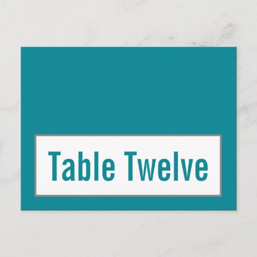 Schrijfbare Place Card Moderne Grijze Damast Kant Briefkaart (Voorkant)