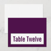 Schrijfbare Place Card Moderne Grijze Damast Kant Briefkaart (Voorkant / Achterkant)