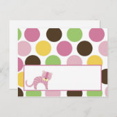 Schrijfbare Place Card Oerwoud Queen Tiger Safari  Briefkaart (Voorkant / Achterkant)