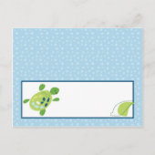 Schrijfbare Place Card Turtle Reef Ocean Zee Turtl Briefkaart (Voorkant)