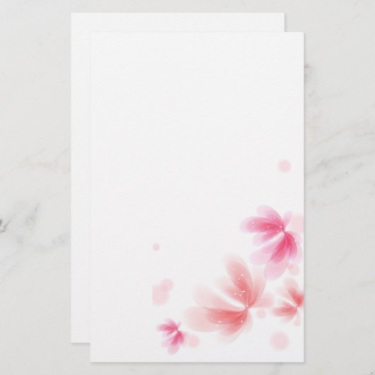 schrijfbehoeften briefpapier (Voorkant / Achterkant)