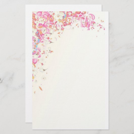 schrijfbehoeften briefpapier (Voorkant / Achterkant)