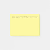 Schrijfbiljetten van de rechter post-it® notes (Voorkant)