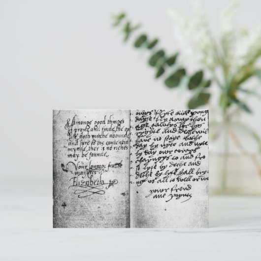 Schrijfblad Briefkaart (Staand voorkant)