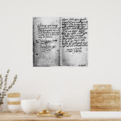 Schrijfblad Poster (Keuken)