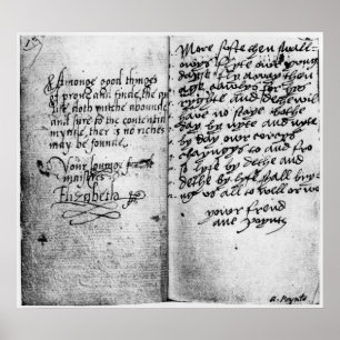 Schrijfblad Poster