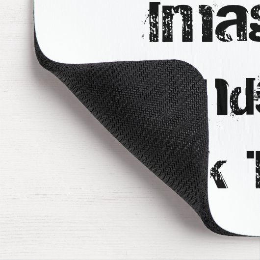 Schrijfblok: Als je maginaire vrienden willen... Muismat (Hoek)