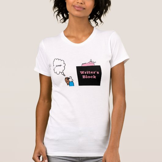 Schrijfblok T-shirt (Voorkant)