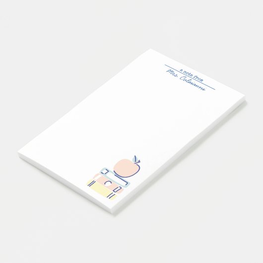 Schrijfblok voor leraren post-it® notes (Schuin)