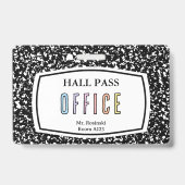 schrijfboek voor docenten badge (Achterkant)