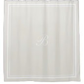 Schrijfbrief voor klassieke ivory Border Douchegordijn (Voorkant)