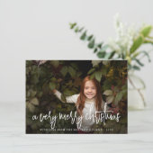 Schrijfbriefing en kerstfeestdag - Foto Feestdagenkaart (Staand voorkant)