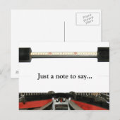 Schrijfbriefje Briefkaart (Voorkant / Achterkant)