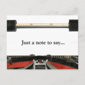 Schrijfbriefje Briefkaart (Voorkant)