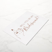 Schrijfbriefje Gold Foil-kaart Folie Uitnodiging (Gedraaid)