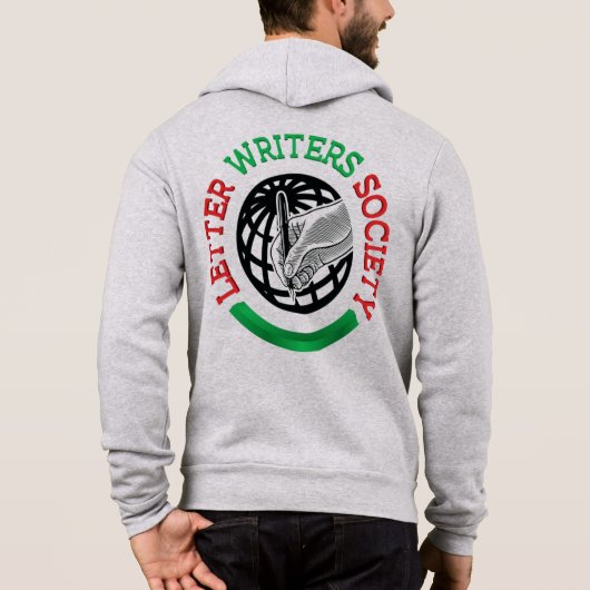Schrijfbrieven Society Sweatshirt Hoodie (Achterkant)