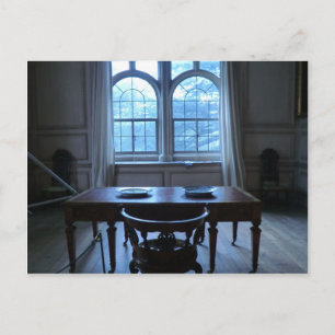 Schrijfbureau in Sudbury Hall Briefkaart