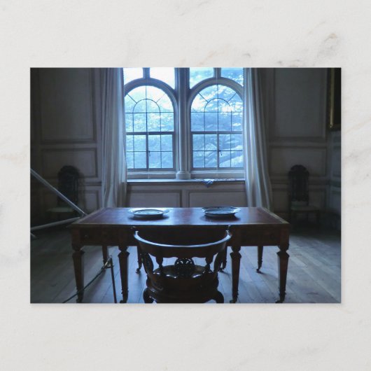 Schrijfbureau in Sudbury Hall Briefkaart (Voorkant)