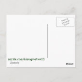 Schrijfbureau van koloniaal Williamsburg Briefkaart (Achterkant)