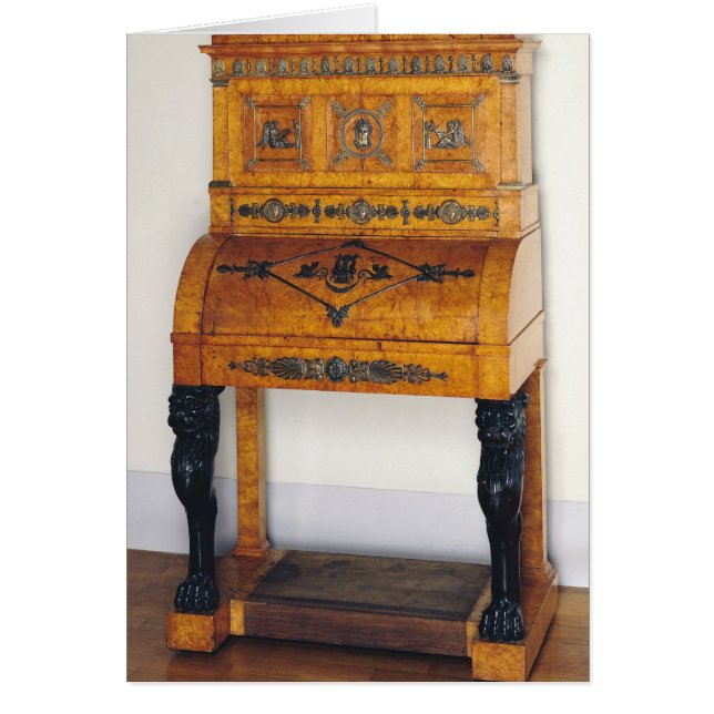 Schrijfbureau voor de cilinder (Voorkant)