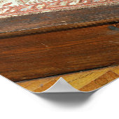 Schrijfbureau, walnoot met arabeske marquetrie poster (Hoek)